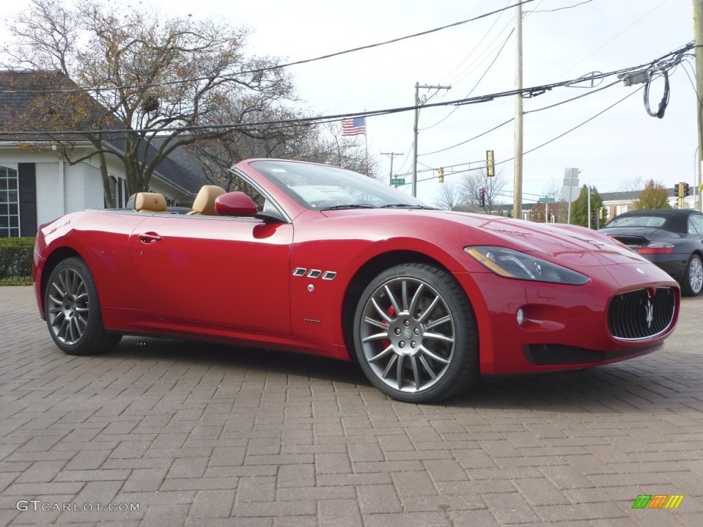 Rosso Mondiale (Red) 2013 Maserati GranTurismo Convertible GranCabrio Exterior Photo #77863221