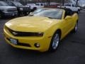 2012 Rally Yellow Chevrolet Camaro LT Convertible  photo #1