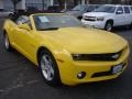 2012 Rally Yellow Chevrolet Camaro LT Convertible  photo #3