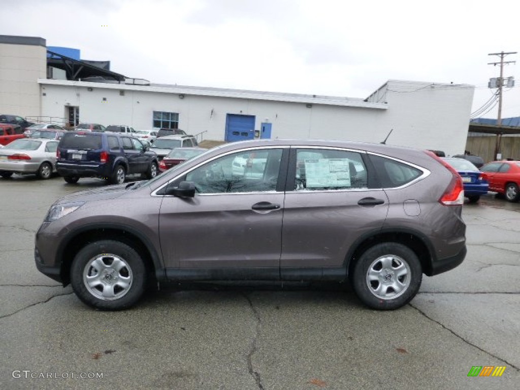 2013 CR-V LX AWD - Urban Titanium Metallic / Black photo #1