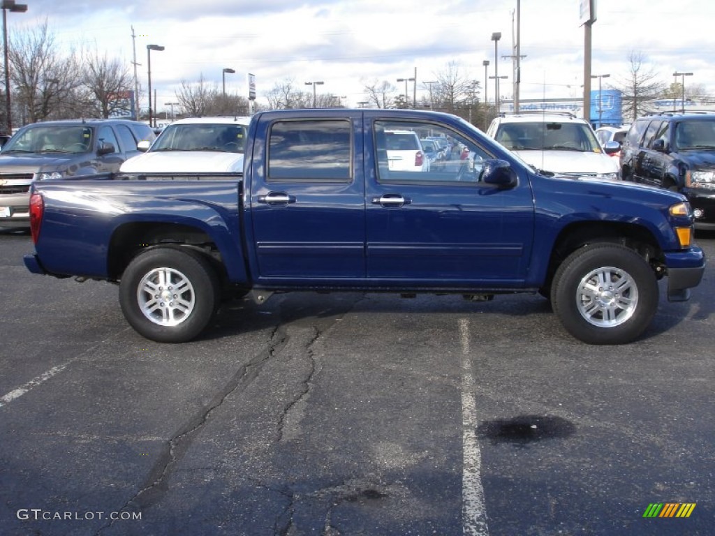 Deep Navy 2012 Chevrolet Colorado LT Crew Cab 4x4 Exterior Photo #77864242