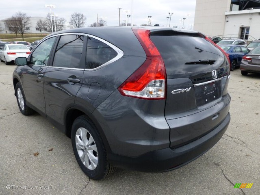 2013 CR-V EX - Polished Metal Metallic / Gray photo #2