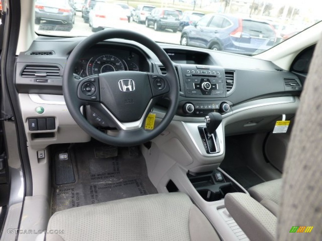 Gray Interior 2013 Honda CR-V EX Photo #77864550