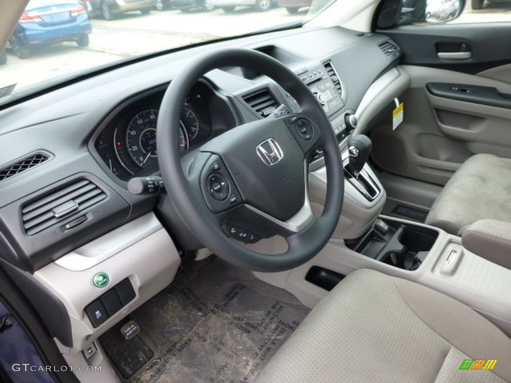 2013 Honda CR-V EX Gray Dashboard Photo #77864670