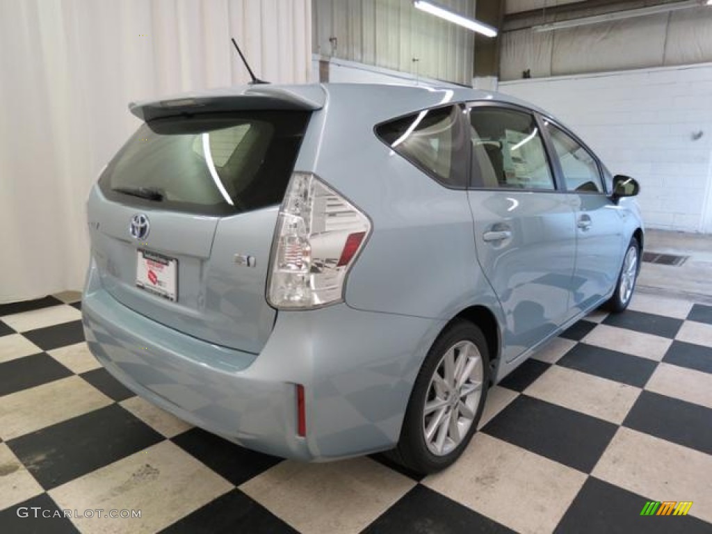 2013 Prius v Five Hybrid - Clear Sky Metallic / Bisque photo #19