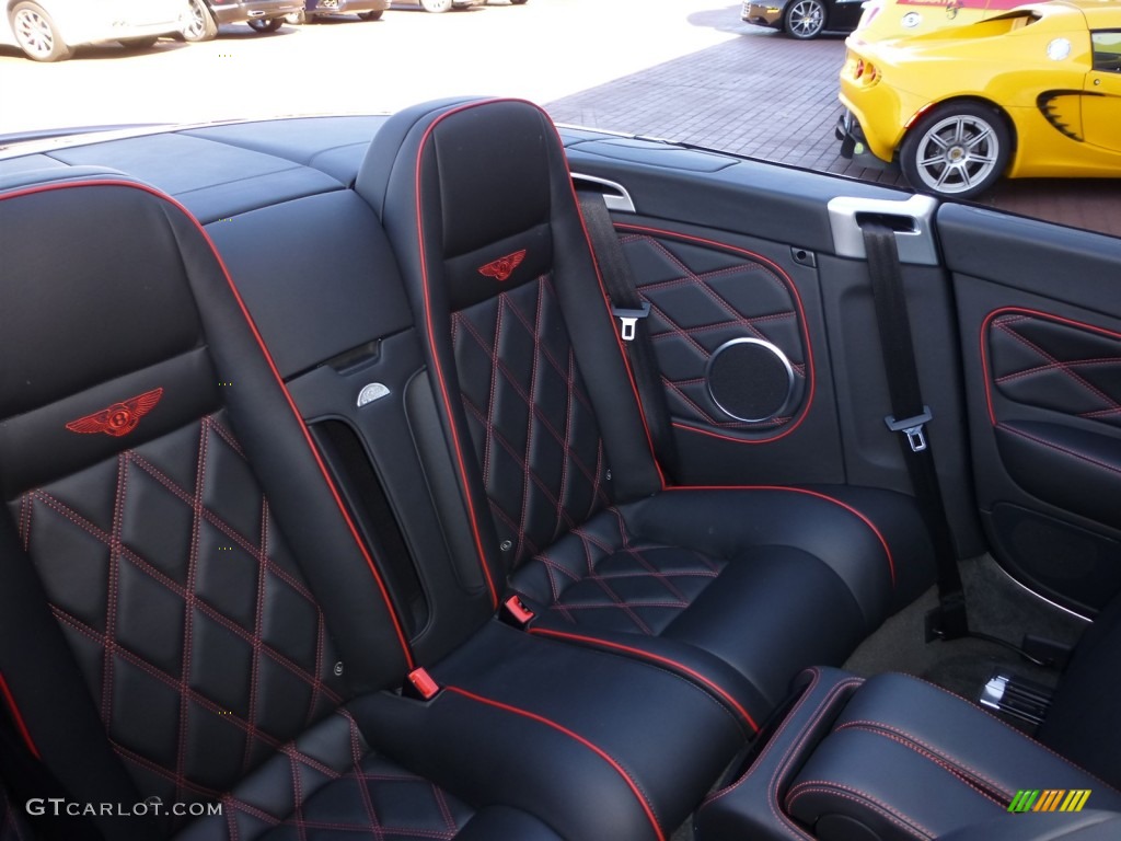 2011 Bentley Continental GTC Speed 80-11 Edition Rear Seat Photo #77865558