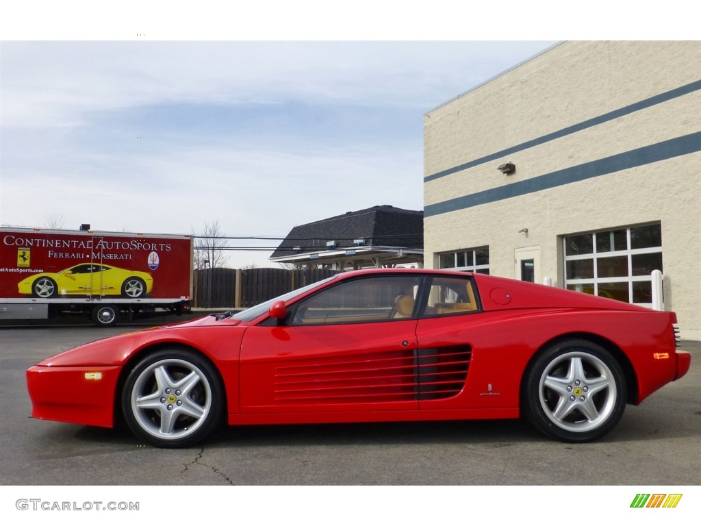 Red 1993 Ferrari 512 TR Standard 512 TR Model Exterior Photo #77866088