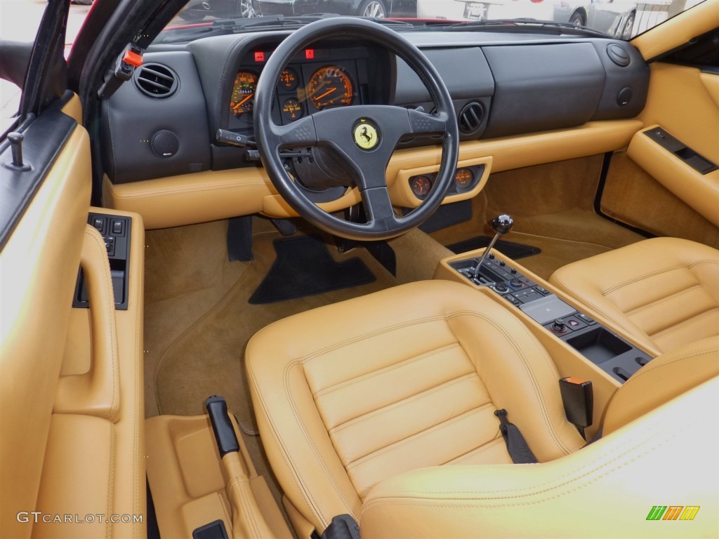 Tan Interior 1993 Ferrari 512 TR Standard 512 TR Model Photo #77866612