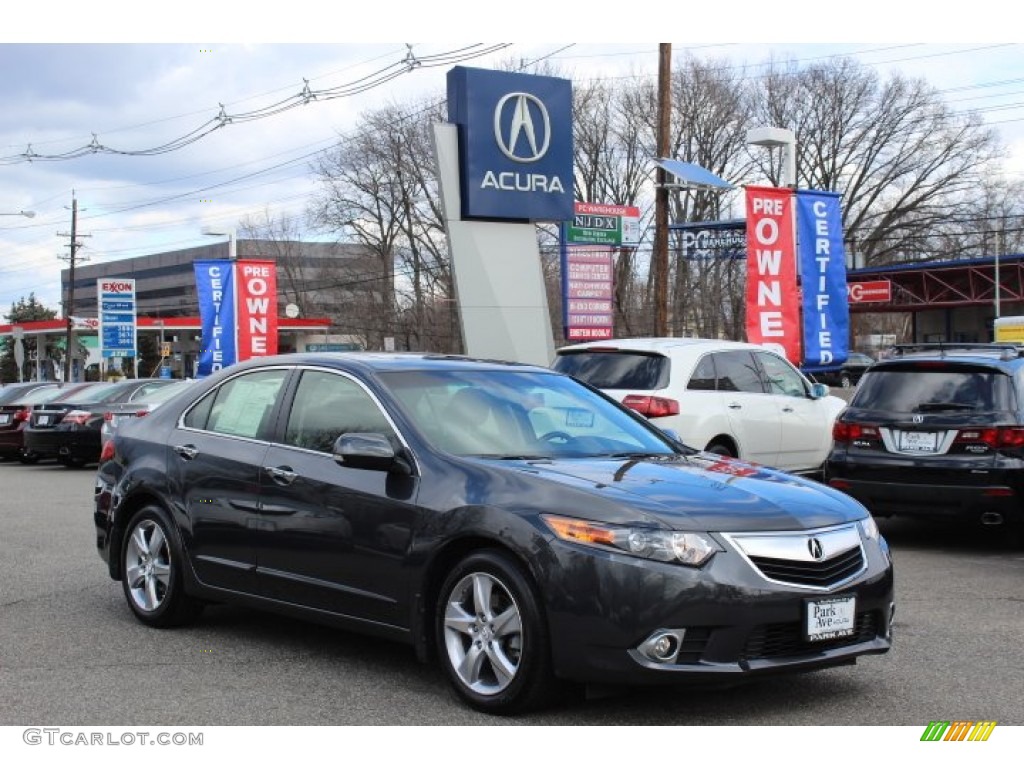 2012 TSX Technology Sedan - Graphite Luster Metallic / Ebony photo #1