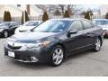 Graphite Luster Metallic 2012 Acura TSX Technology Sedan Exterior