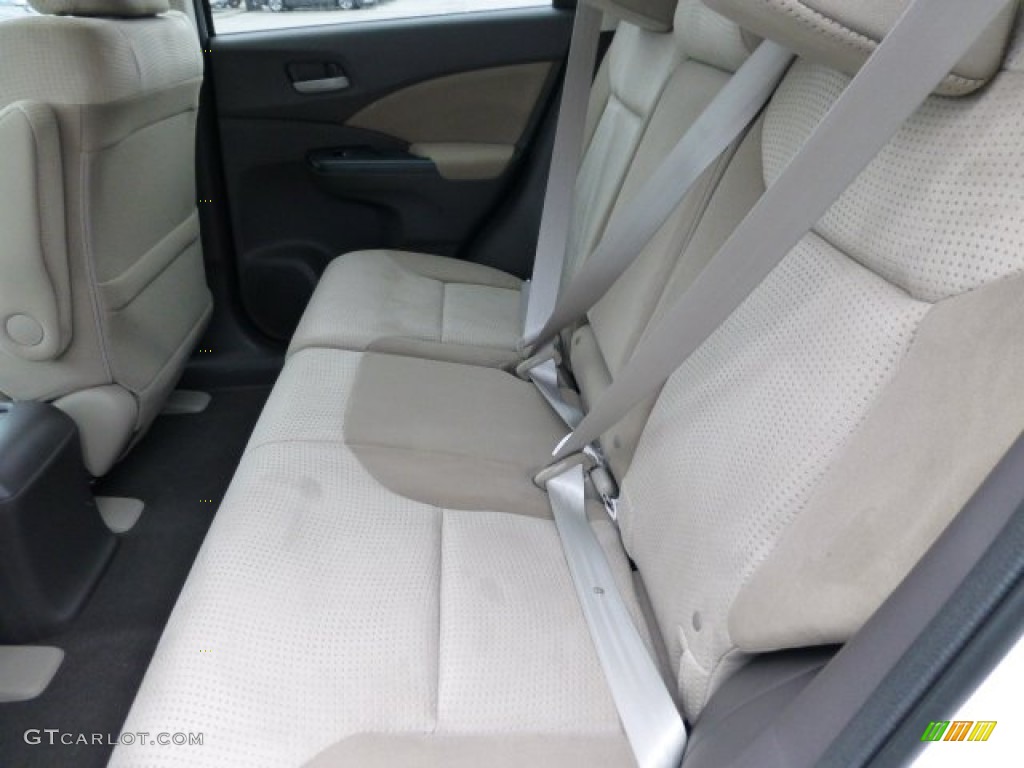 2013 CR-V EX AWD - White Diamond Pearl / Beige photo #11