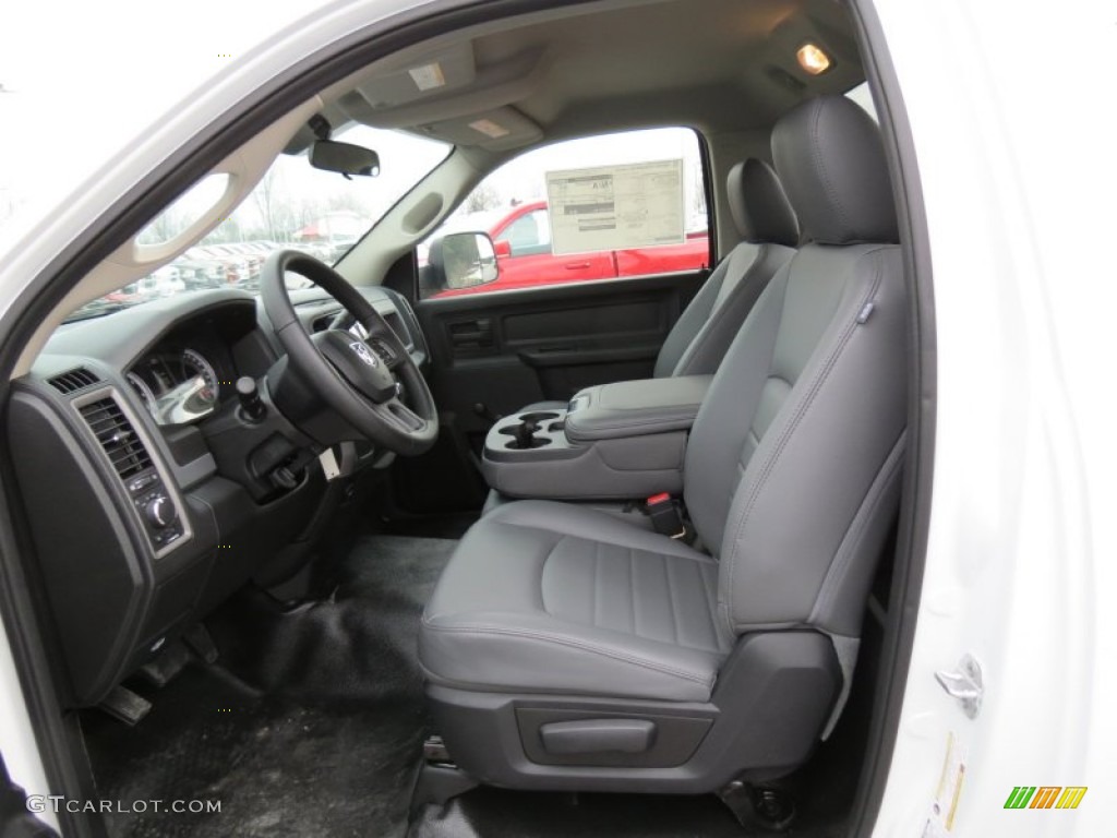 Black/Diesel Gray Interior 2013 Ram 2500 Tradesman Regular Cab Photo #77867094