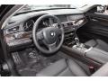Black 2012 BMW 7 Series 750i xDrive Sedan Interior Color