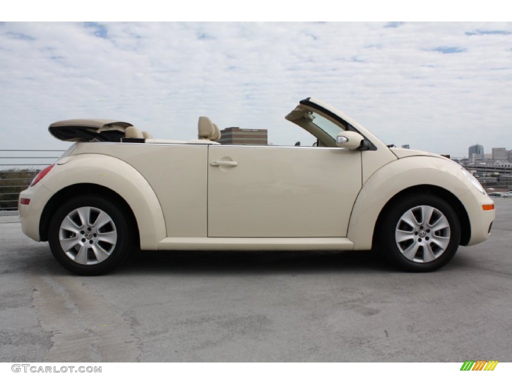 Harvest Moon Beige 2009 Volkswagen New Beetle 2.5 Convertible Exterior Photo #77867732