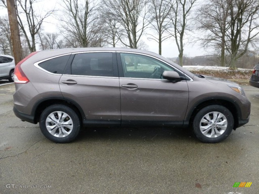 2013 CR-V EX AWD - Urban Titanium Metallic / Beige photo #5