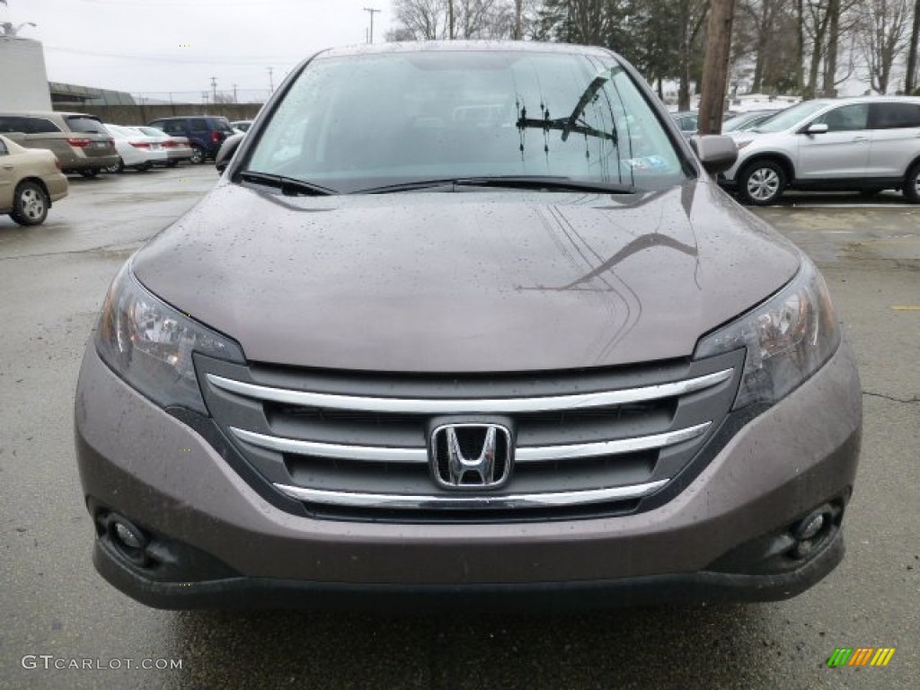 2013 CR-V EX AWD - Urban Titanium Metallic / Beige photo #7