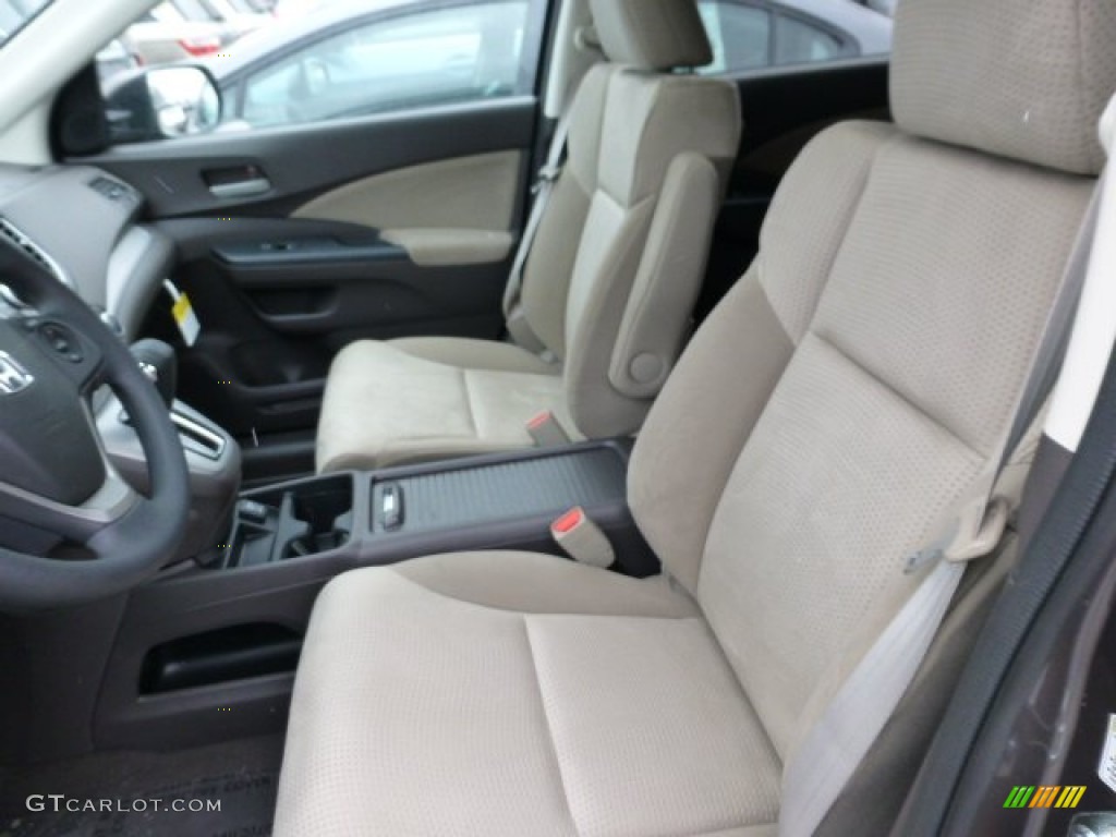 2013 CR-V EX AWD - Urban Titanium Metallic / Beige photo #10