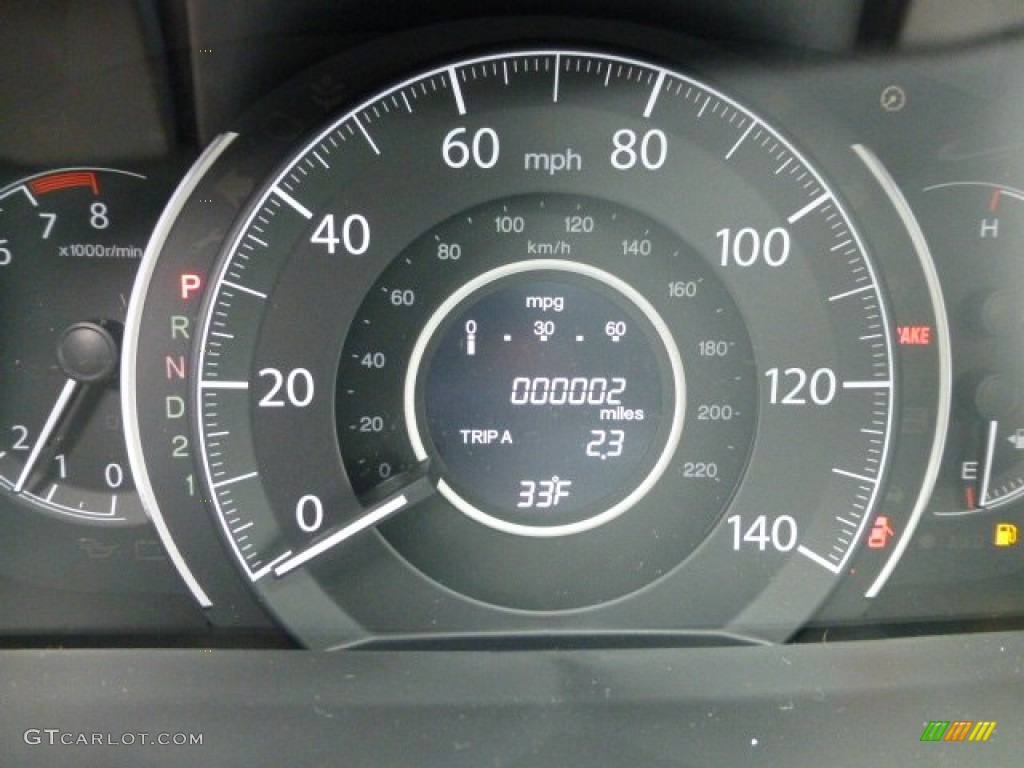 2013 CR-V EX AWD - Urban Titanium Metallic / Beige photo #19