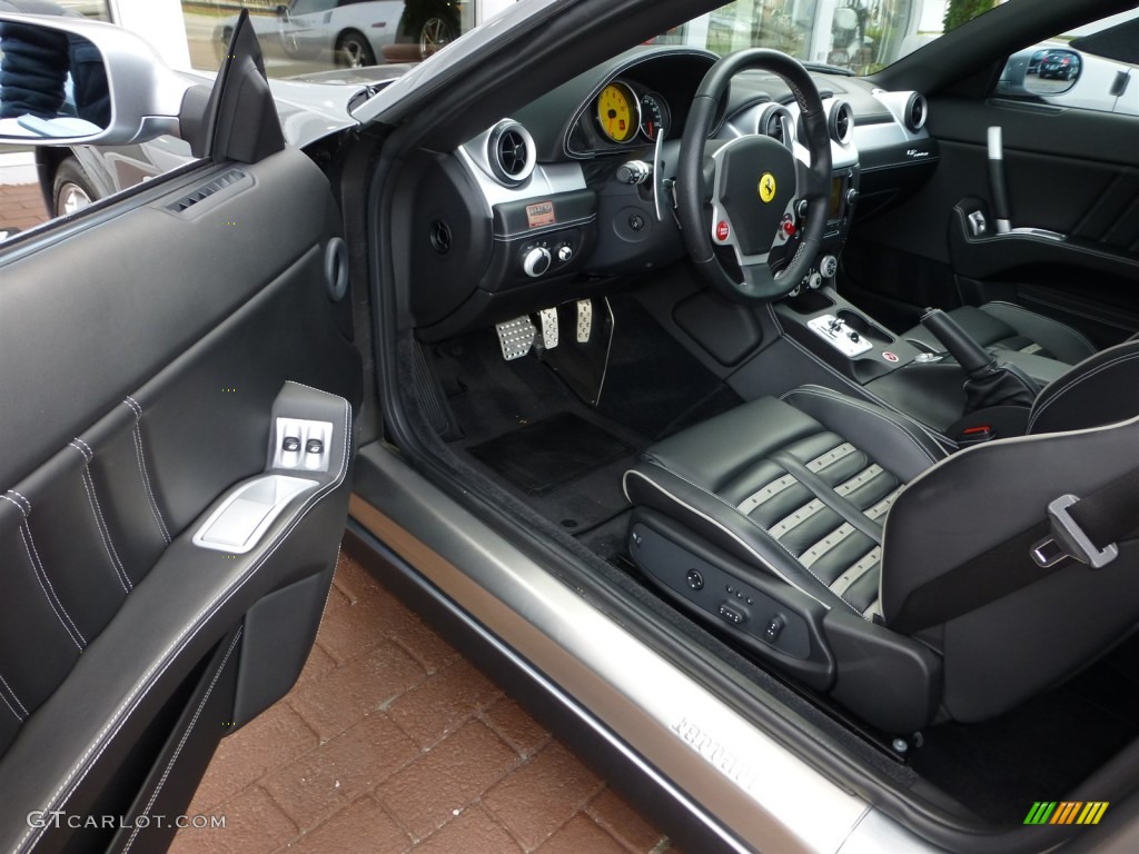 Nero (Black) Interior 2008 Ferrari 612 Scaglietti One to One F1 Photo #77868150
