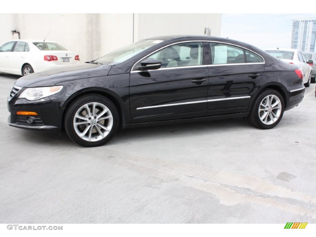 Deep Black 2009 Volkswagen CC Luxury Exterior Photo #77868249