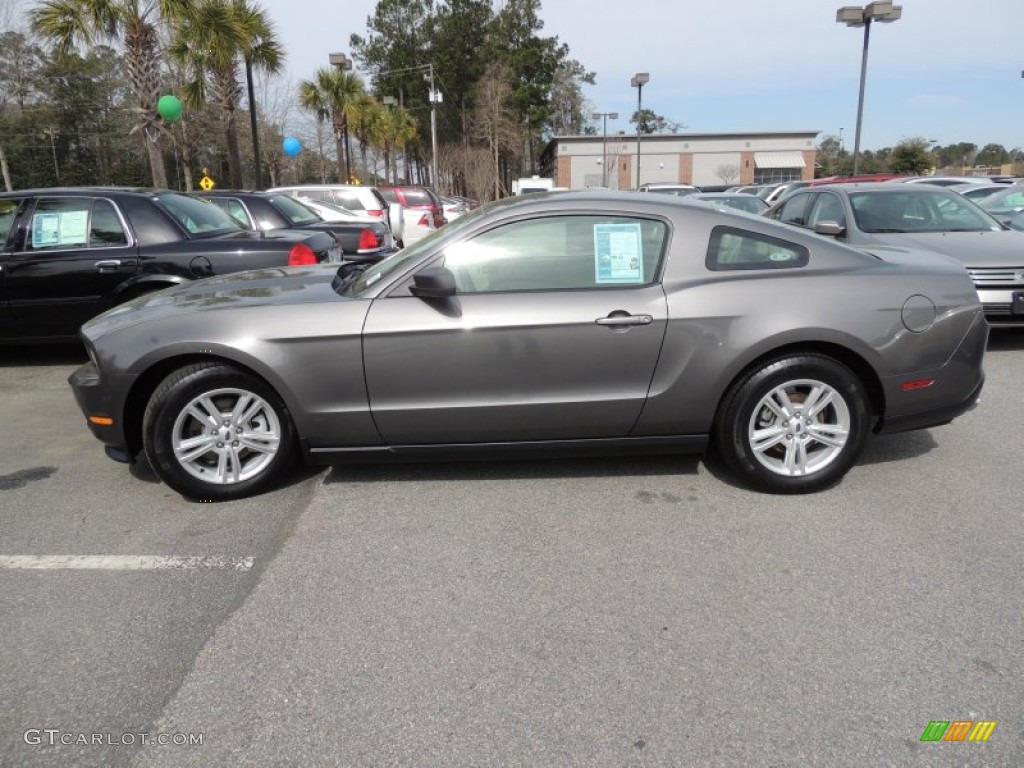 2011 Mustang V6 Coupe - Sterling Gray Metallic / Stone photo #2
