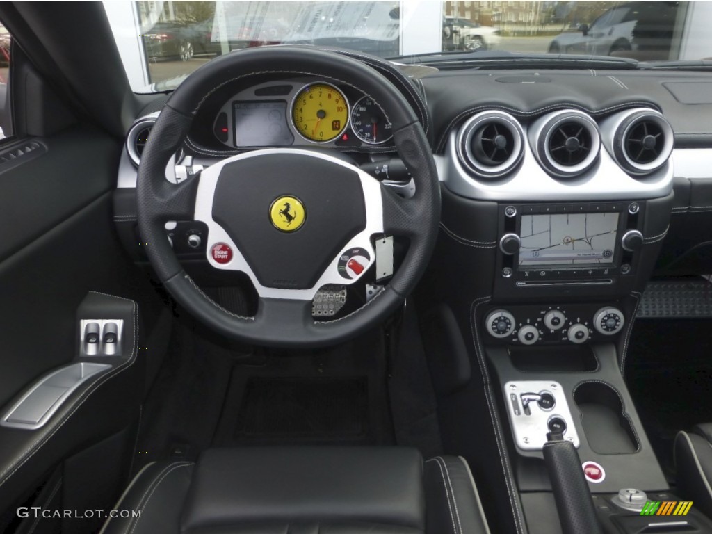 2008 Ferrari 612 Scaglietti One to One F1 Nero (Black) Dashboard Photo #77868366