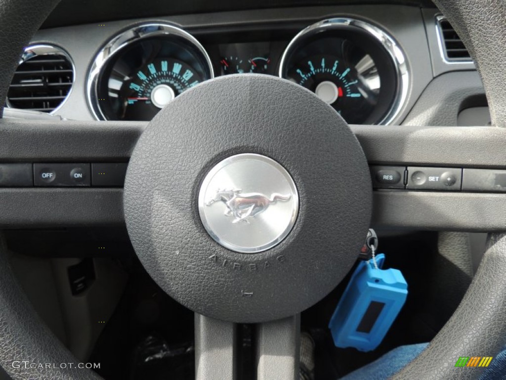 2011 Mustang V6 Coupe - Sterling Gray Metallic / Stone photo #16