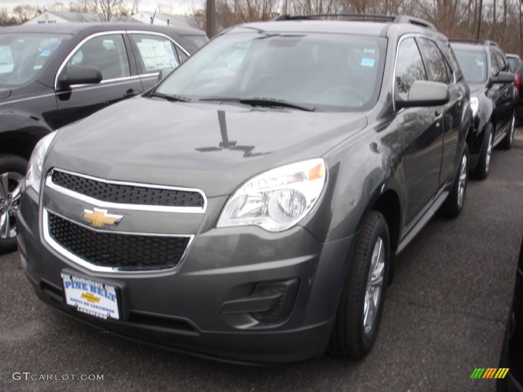 2013 Steel Green Metallic Chevrolet Equinox LS AWD 77819153 Photo 2