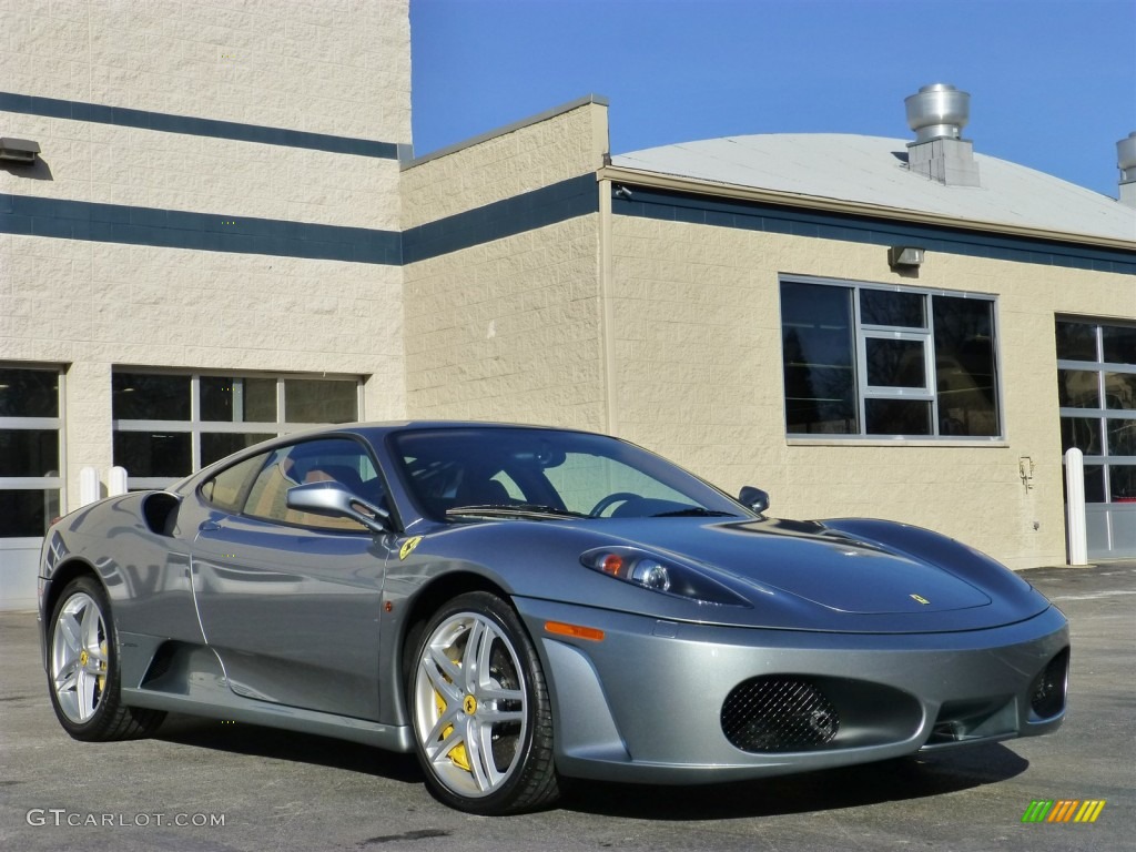 Titanium Metallic 2008 Ferrari F430 Coupe F1 Exterior Photo #77869552