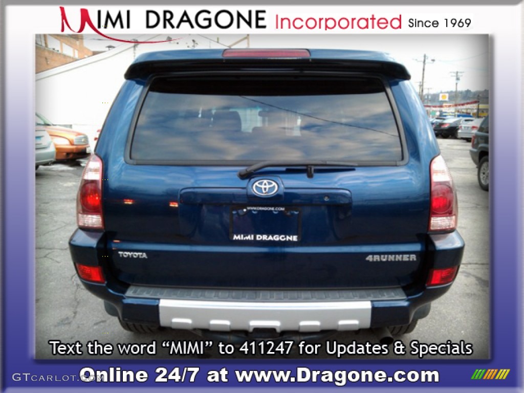 2004 4Runner Sport Edition 4x4 - Stratosphere Mica / Dark Charcoal photo #6