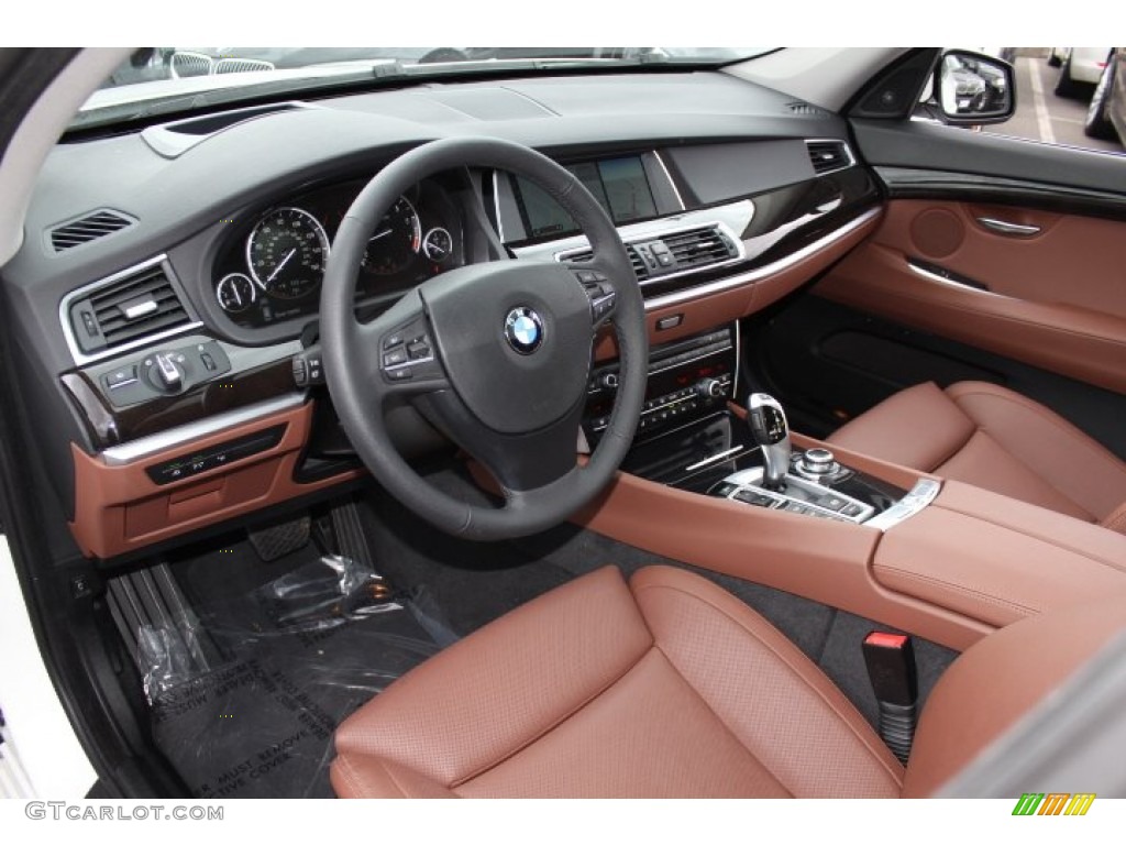Cinnamon Brown Interior 2012 BMW 5 Series 550i xDrive Gran Turismo Photo #77869823