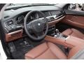 Cinnamon Brown Prime Interior Photo for 2012 BMW 5 Series #77869823
