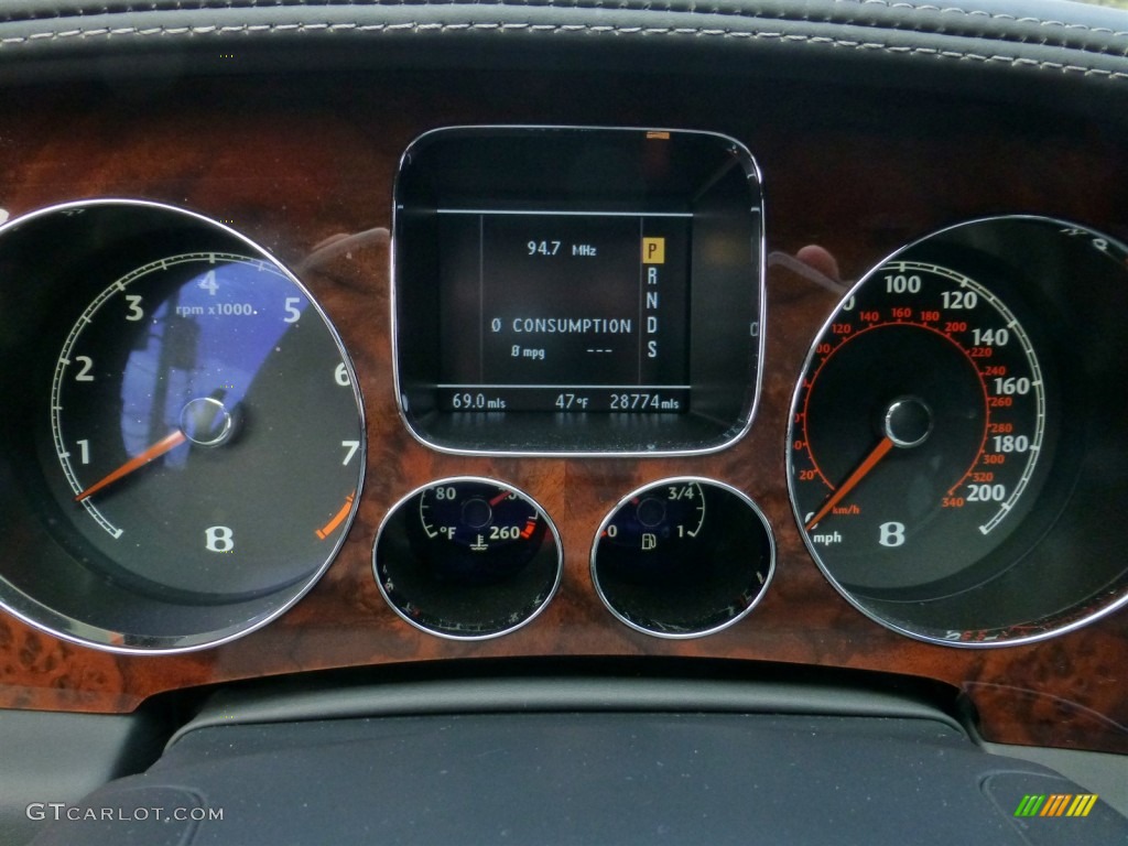 2007 Bentley Continental Flying Spur Standard Continental Flying Spur Model Gauges Photo #77872299