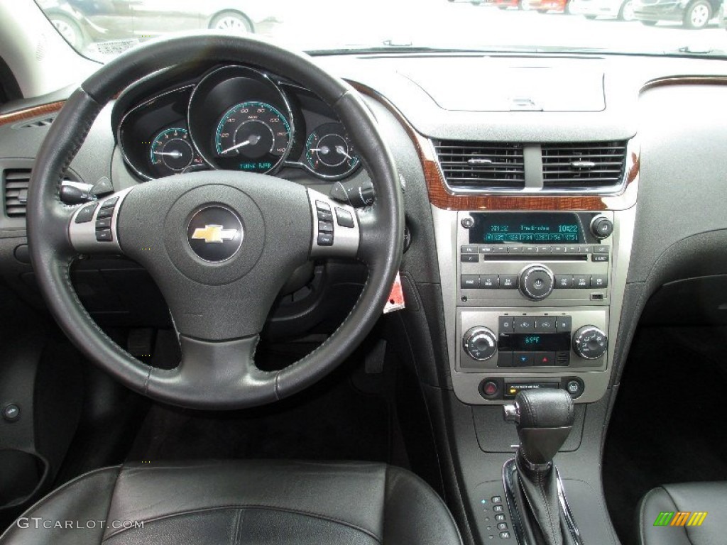 2010 Chevrolet Malibu LTZ Sedan Ebony Dashboard Photo #77872434