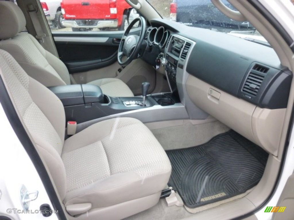 2008 4Runner SR5 4x4 - Natural White / Taupe photo #8