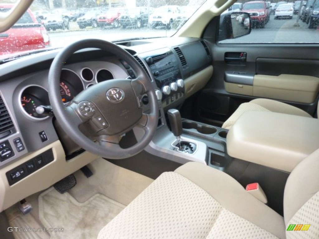 2010 Tundra Double Cab 4x4 - Radiant Red / Sand Beige photo #12