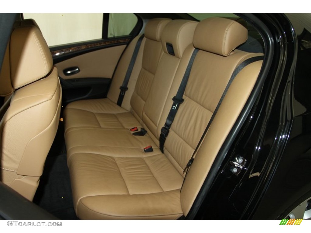 2008 BMW 5 Series 535i Sedan Rear Seat Photo #77873247