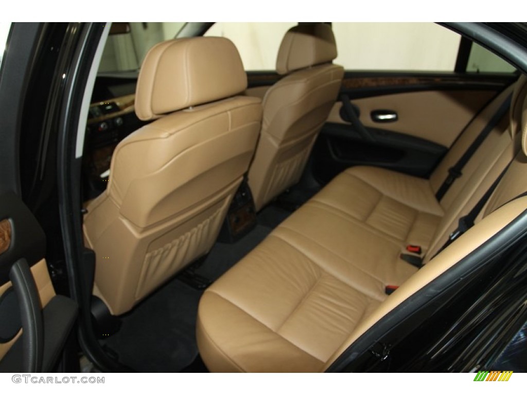 2008 BMW 5 Series 535i Sedan Rear Seat Photo #77873266