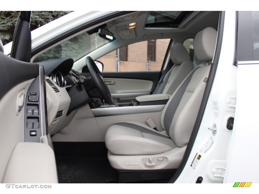 2012 Mazda CX-9 Grand Touring AWD Front Seat Photo #77873574