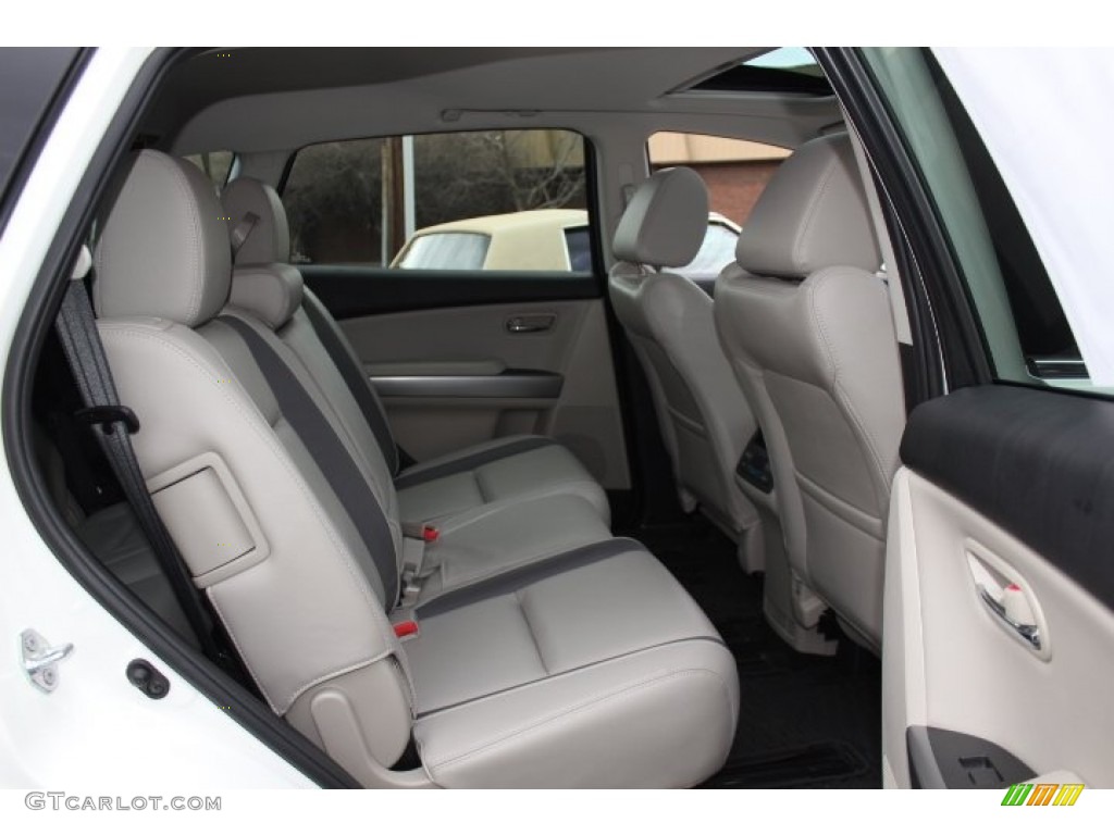 Sand Interior 2012 Mazda CX-9 Grand Touring AWD Photo #77873792