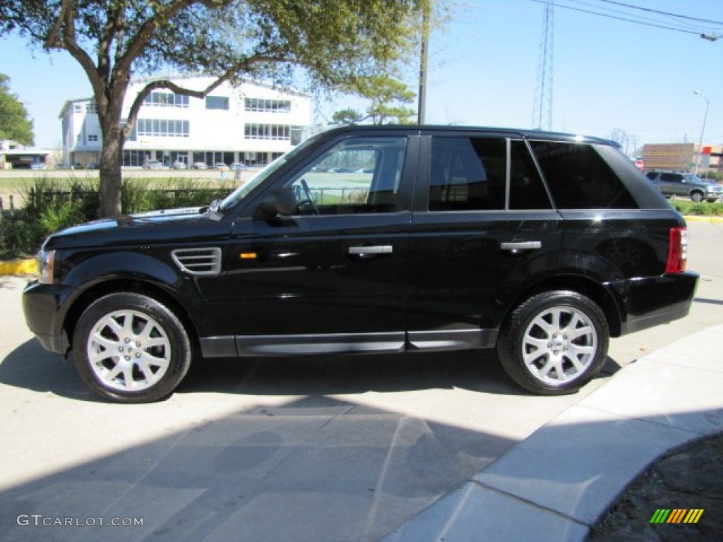 Santorini Black 2008 Land Rover Range Rover Sport HSE Exterior Photo #77876397