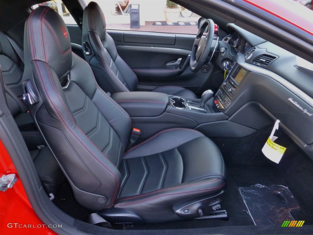 Nero Interior 2013 Maserati GranTurismo Sport Coupe Photo #77877090
