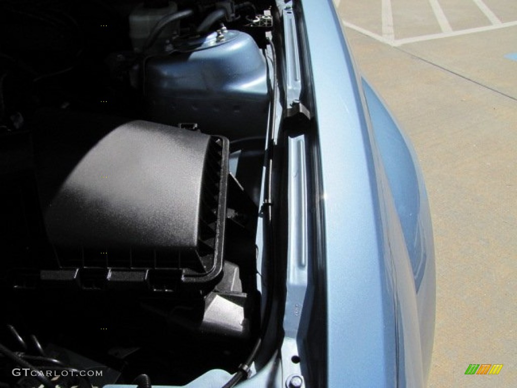 2006 Mustang V6 Premium Coupe - Vista Blue Metallic / Black photo #25
