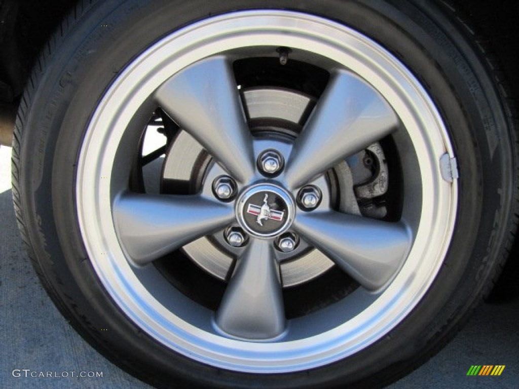 2006 Mustang V6 Premium Coupe - Vista Blue Metallic / Black photo #28