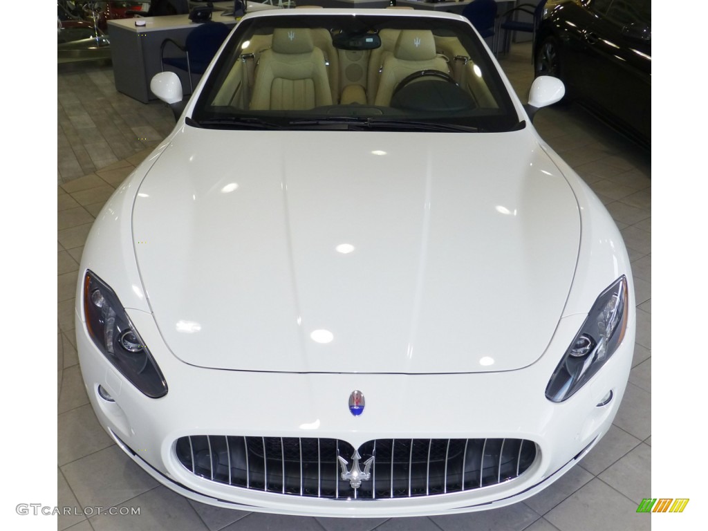 Bianco Eldorado (White) 2013 Maserati GranTurismo Convertible GranCabrio Exterior Photo #77877855