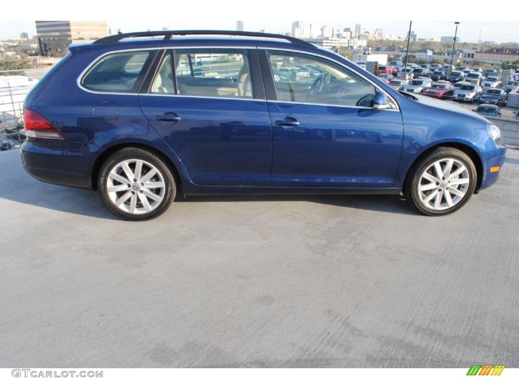 Tempest Blue Metallic 2013 Volkswagen Jetta TDI SportWagen Exterior Photo #77877999