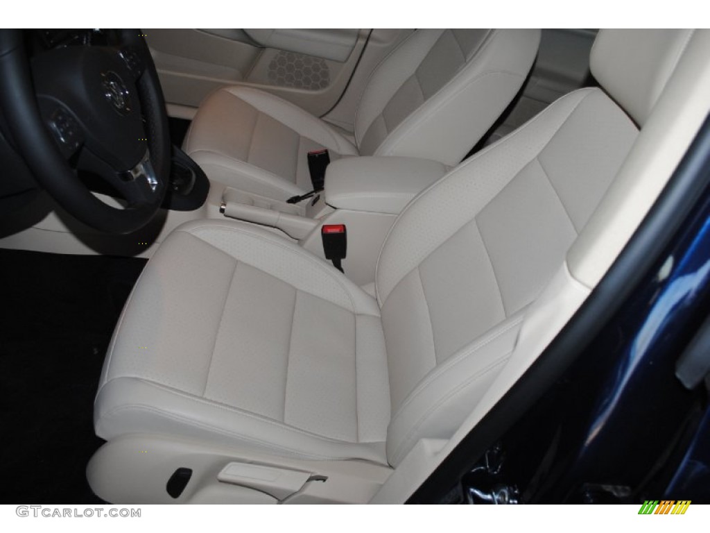 Cornsilk Beige Interior 2013 Volkswagen Jetta TDI SportWagen Photo #77878074