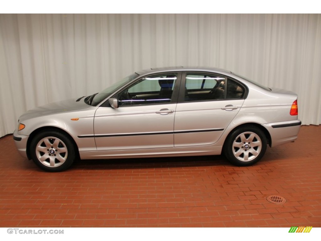 Titanium Silver Metallic 2003 BMW 3 Series 325i Sedan Exterior Photo #77878311