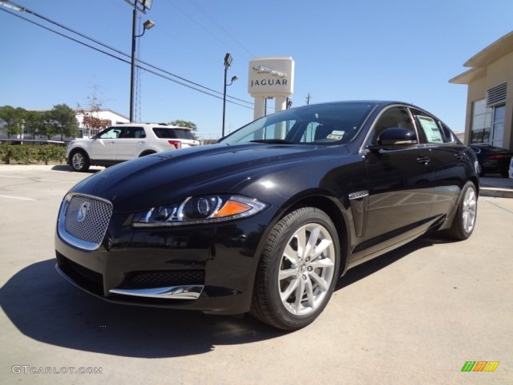 Ultimate Black Metallic 2013 Jaguar XF I4 T Exterior Photo #77878682