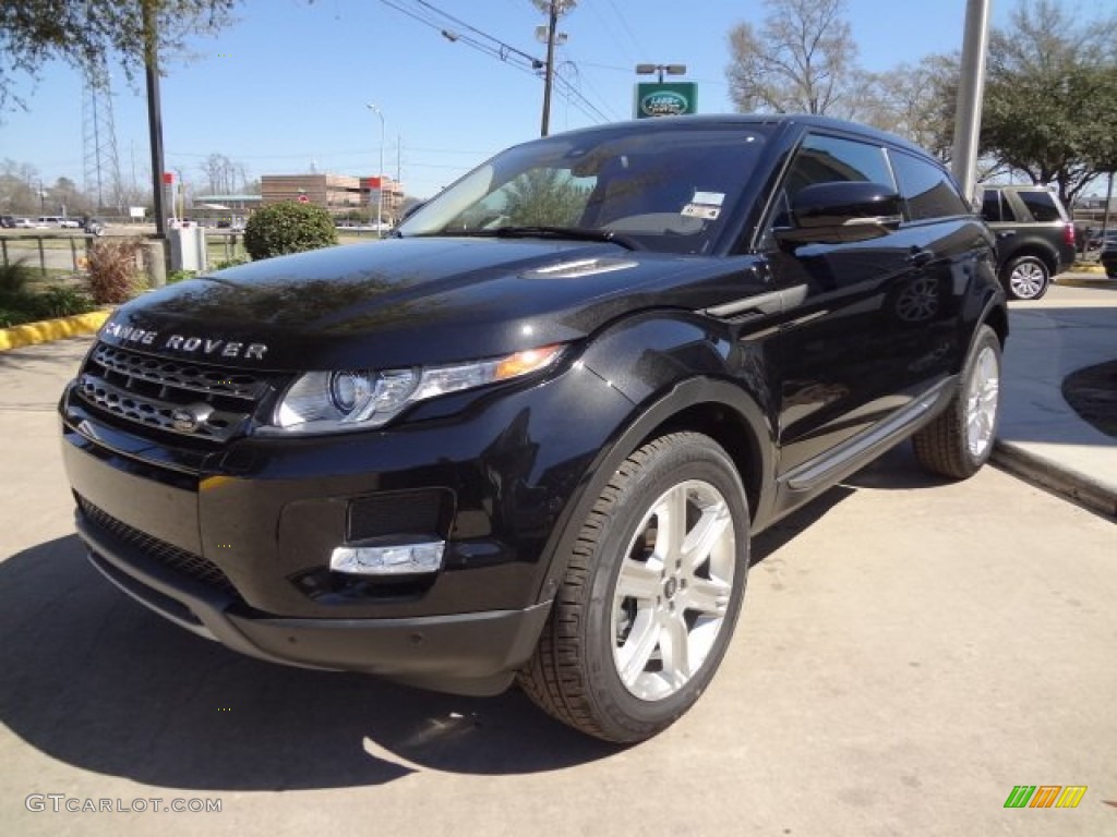 Santorini Black Metallic 2013 Land Rover Range Rover Evoque Pure Exterior Photo #77879982
